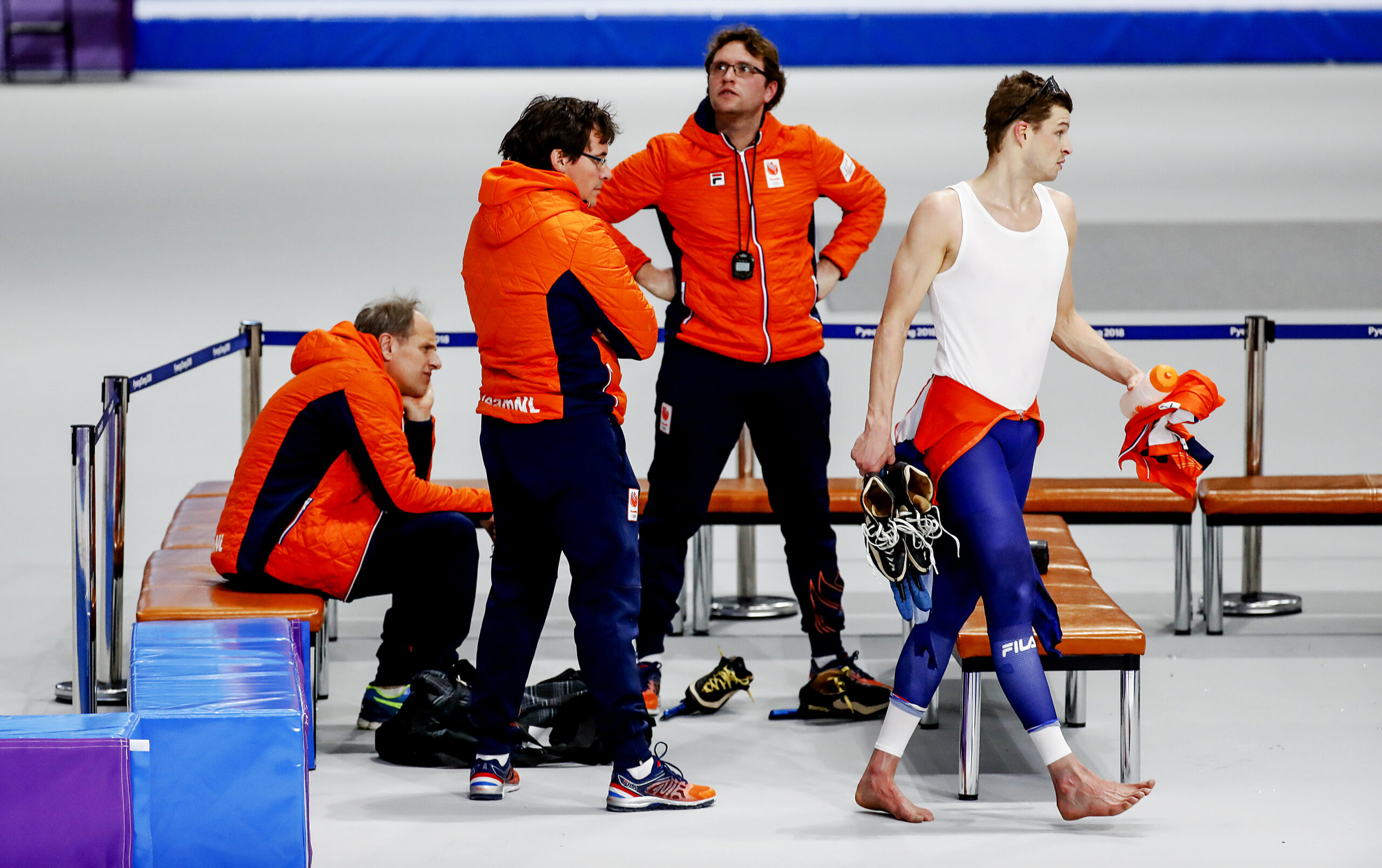 Sven Kramer en Jac Orie