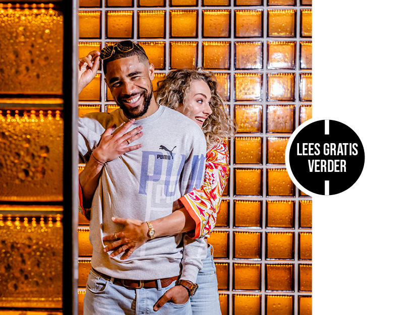 Lieke Klaver en Terrance Agard