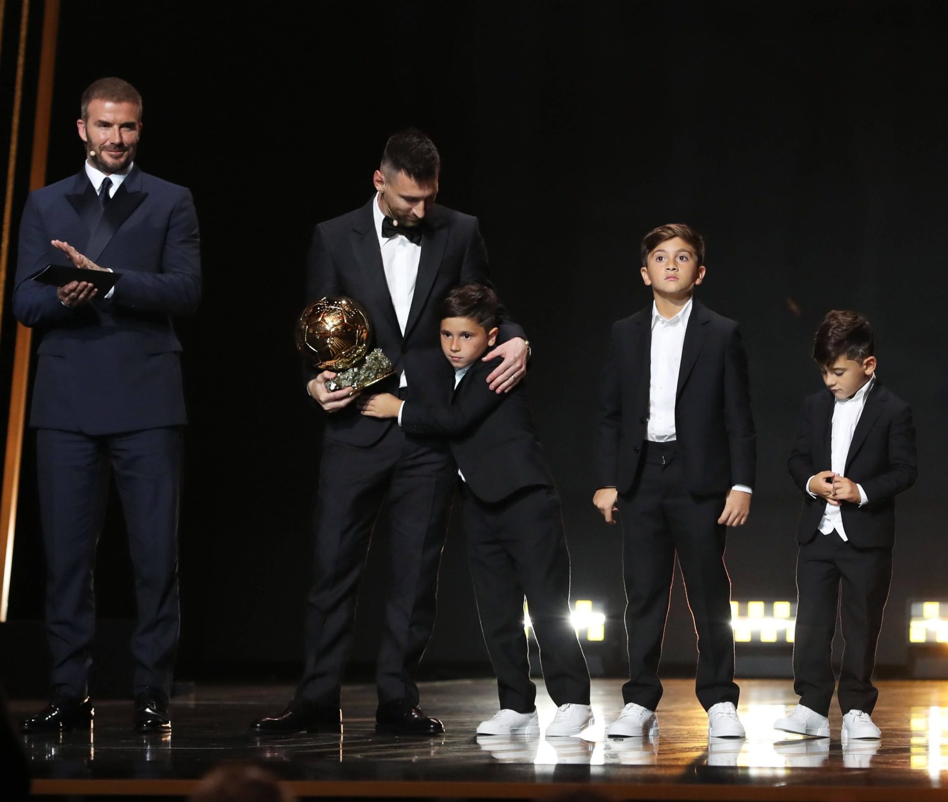 Lionel Messi met zijn achtste Ballon d'Or