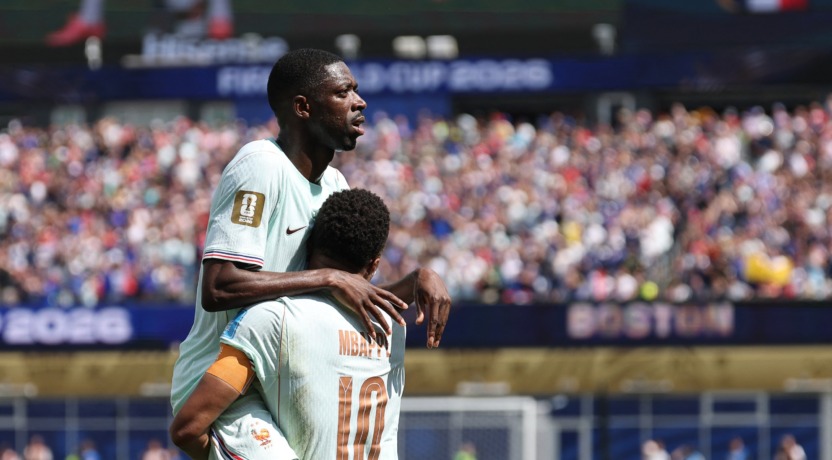 Ousmane Dembele en Kylian Mbappe
