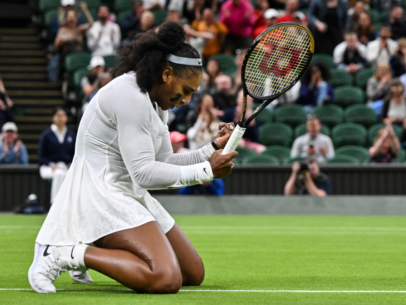 Serena WIlliams op Wimbledon 2022