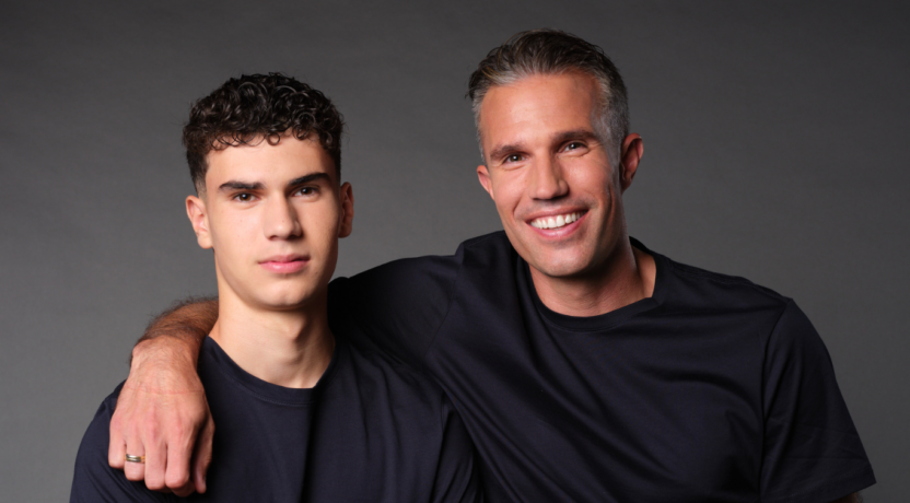 Shaqueel en Robin van Persie