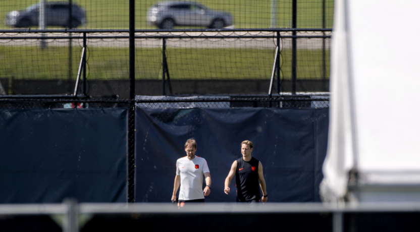 Frenkie de Jong in aanloop naar Nederland-Zweden