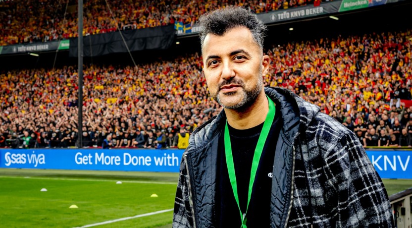 Ozcan Akyol bij zijn club Go Ahead Eagles
