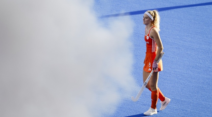 Yibbi Jansen op het WK hockey