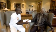 Clarence Seedorf en Nelson Mandela