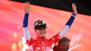 Lieke Nooijen tijdens de Eneco Tour